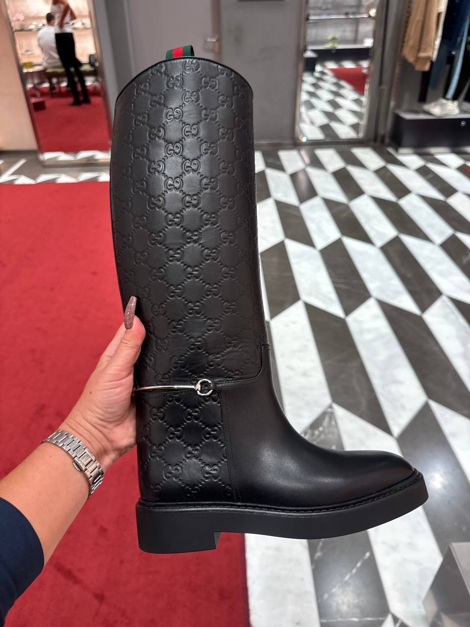 GUCCI Boots front view - Women luxury Shoes