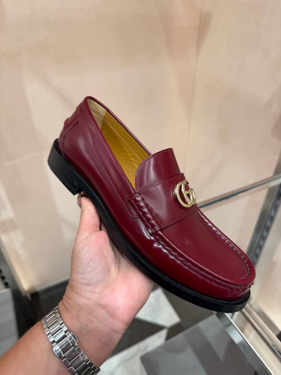 GUCCI Moccasins front view - Women luxury Shoes