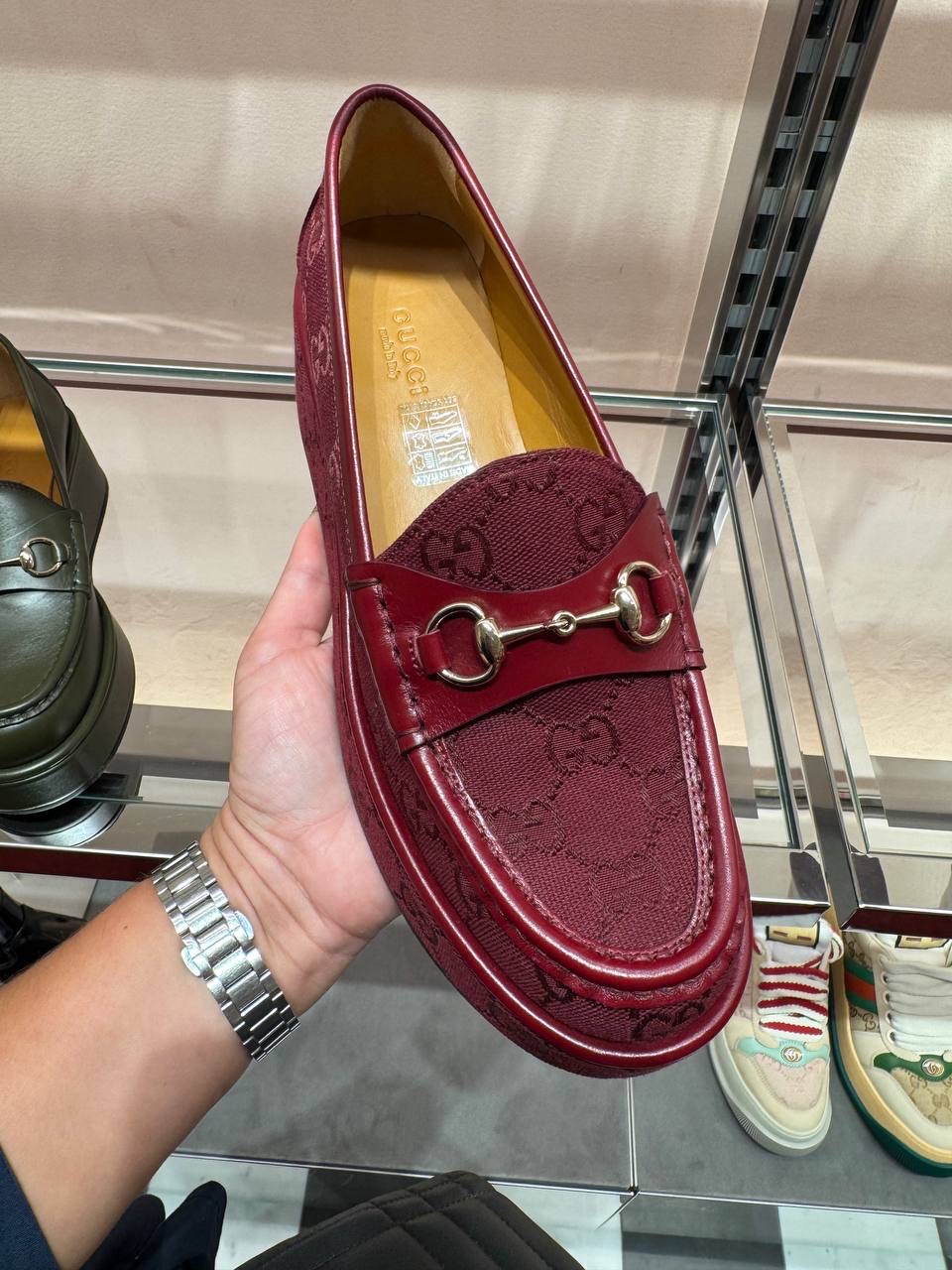 GUCCI Loafers side view - Women luxury Shoes