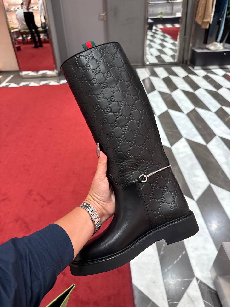 GUCCI Boots side view - Women luxury Shoes