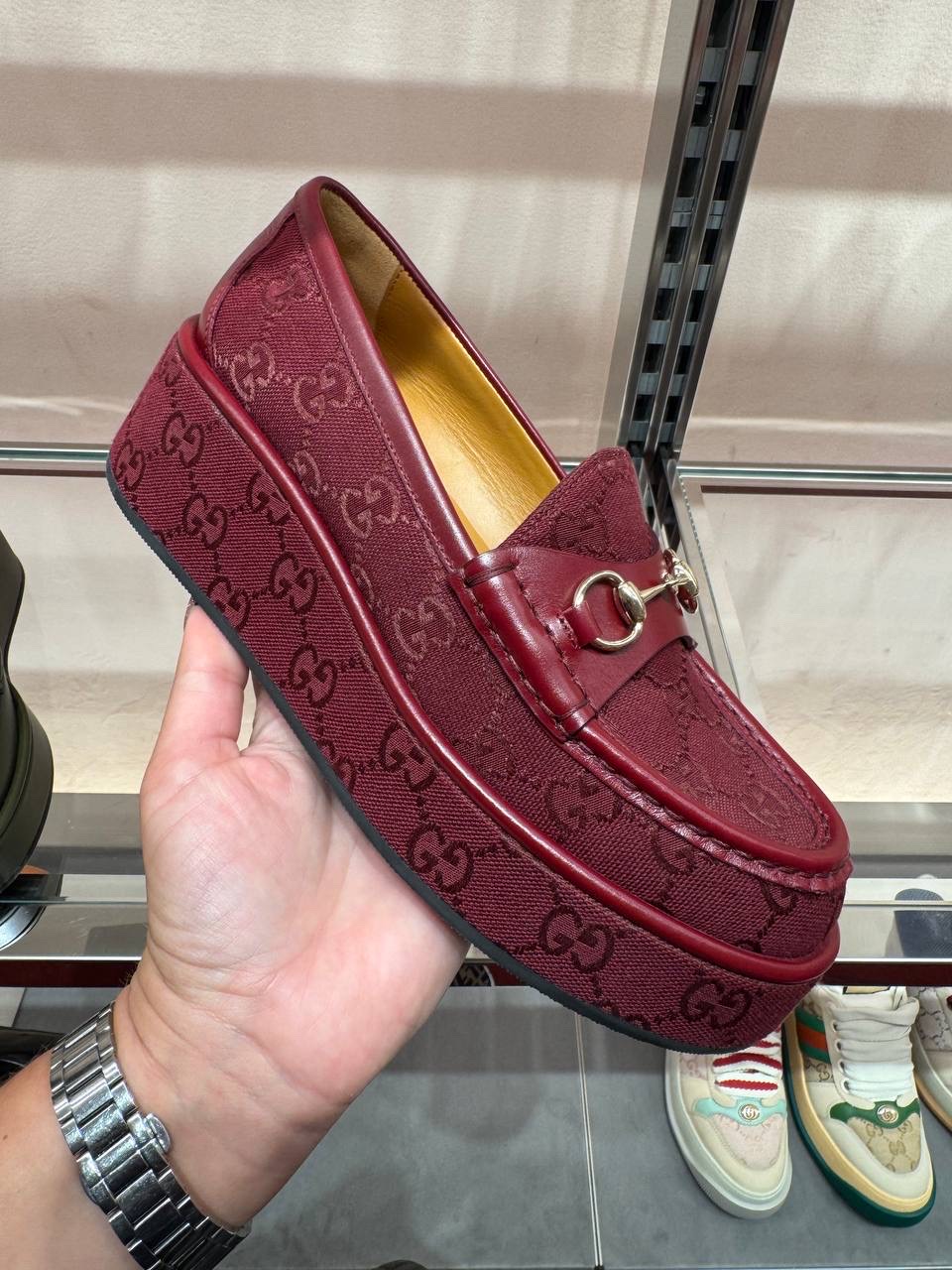 GUCCI Loafers front view - Women luxury Shoes