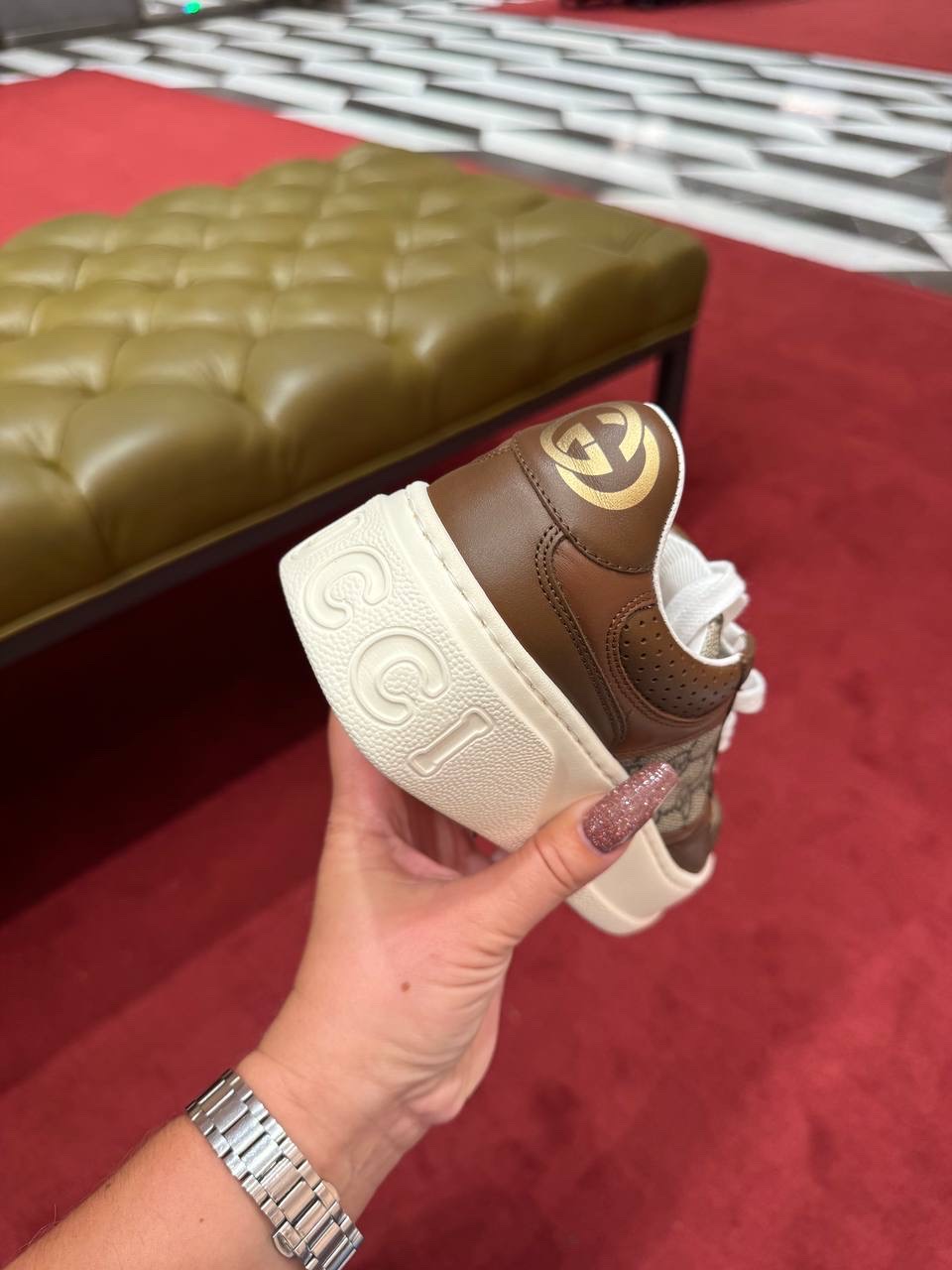 GUCCI Sneakers side view - Women luxury Shoes