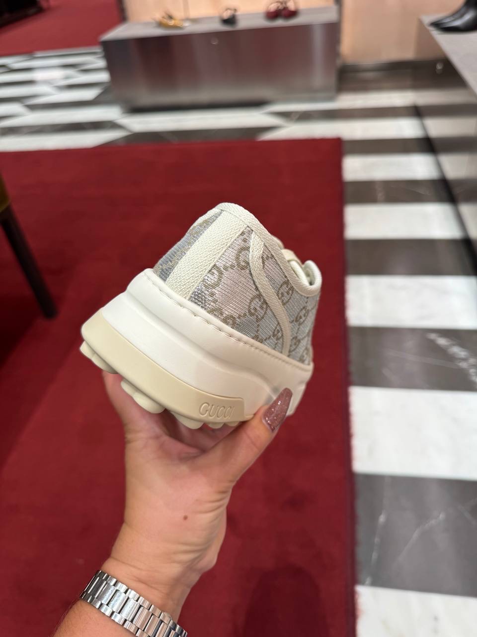 GUCCI Sneakers side view - Women luxury Shoes