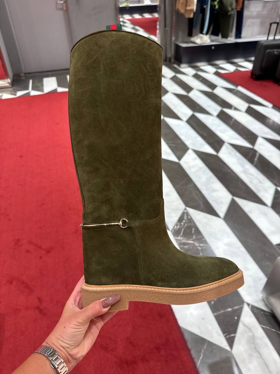 GUCCI Boots front view - Women luxury Shoes