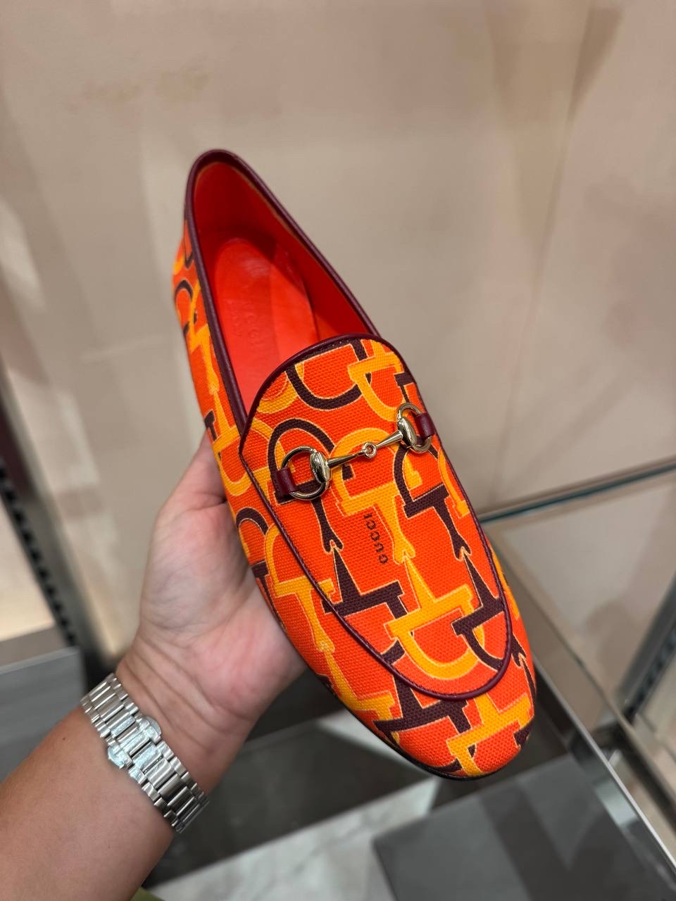 GUCCI Moccasins side view - Women luxury Shoes