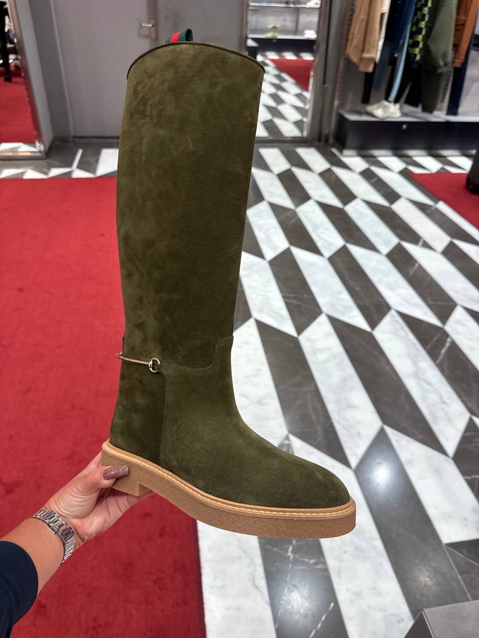 GUCCI Boots side view - Women luxury Shoes