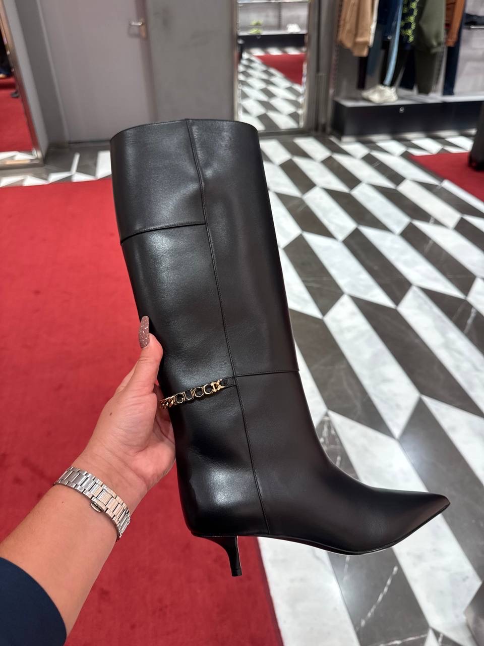 GUCCI Boots front view - Women luxury Shoes