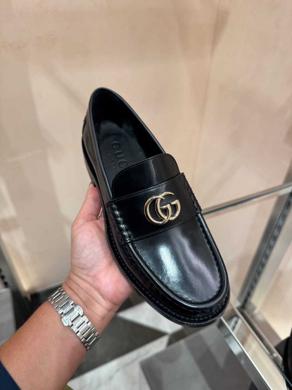 GUCCI Loafers side view - Women luxury Shoes