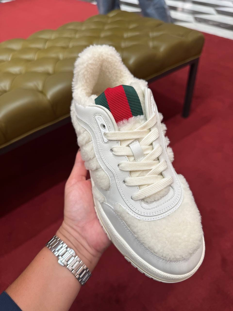 GUCCI Sneakers side view - Women luxury Shoes
