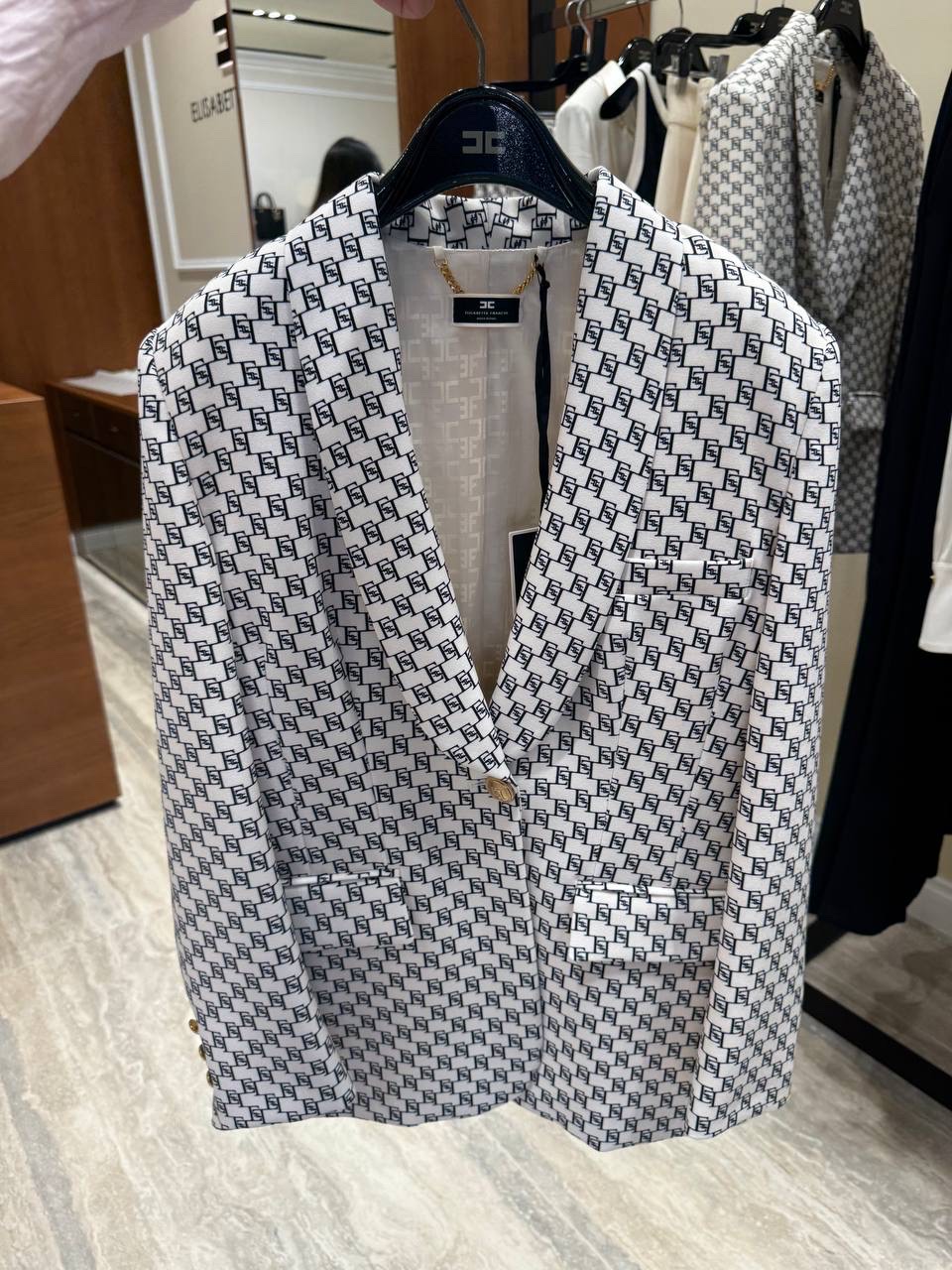 ELISABETTA FRANCHI Jackets front view - Women's luxury Clothes