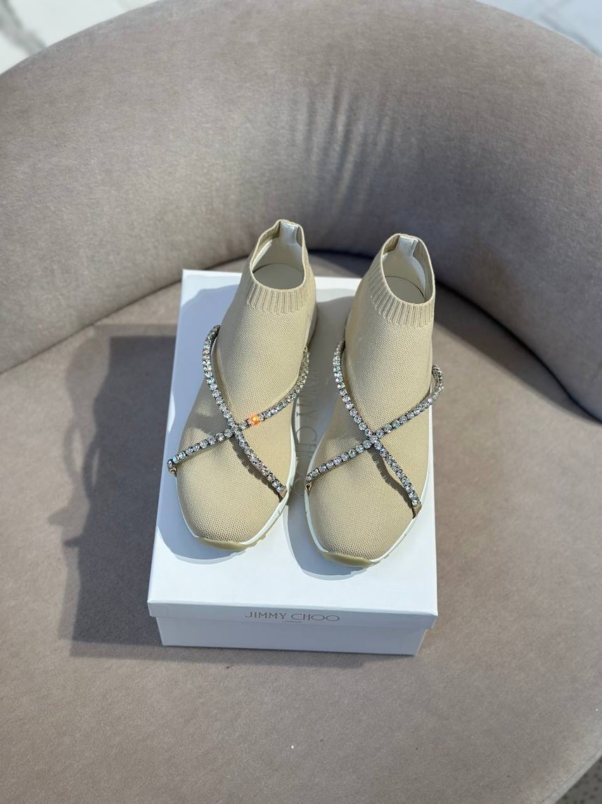 JIMMY CHOO Sneakers side view - Women's luxury Shoes