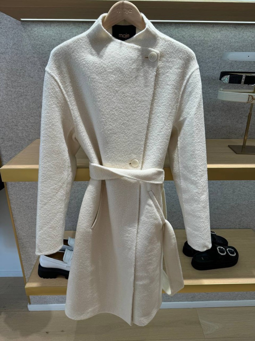 MAJE Coats front view - Women's luxury Clothes