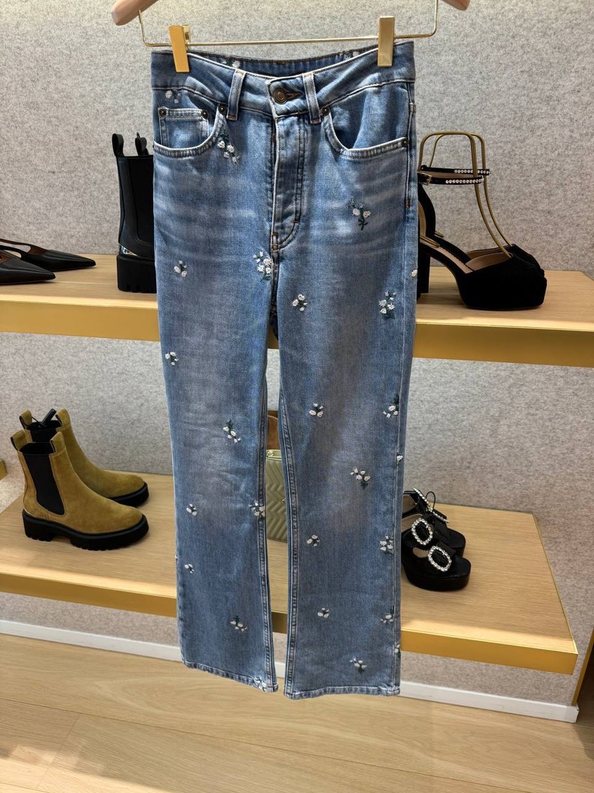 MAJE Denim front view - Women's luxury Clothes
