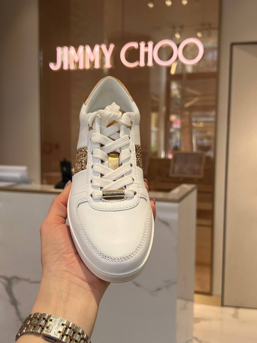 JIMMY CHOO Sneakers side view - Women's luxury Shoes