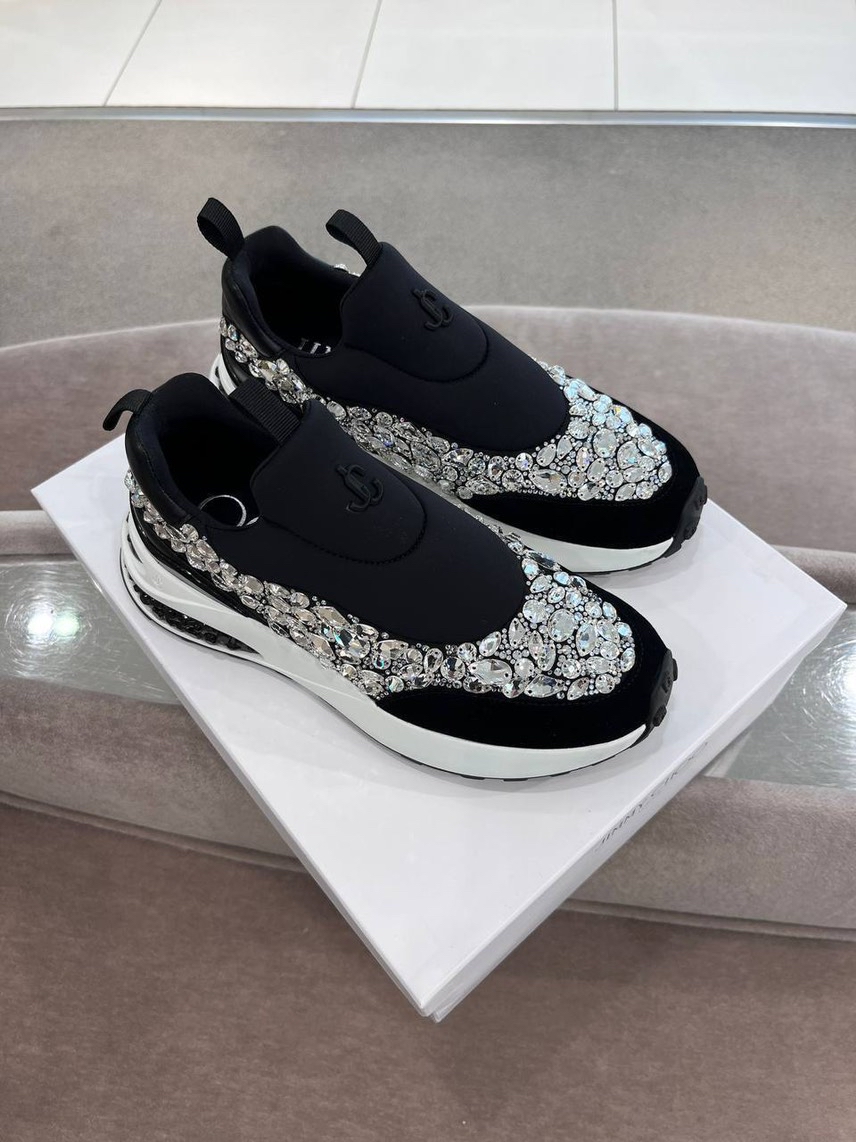 JIMMY CHOO Sneakers side view - Women's luxury Shoes