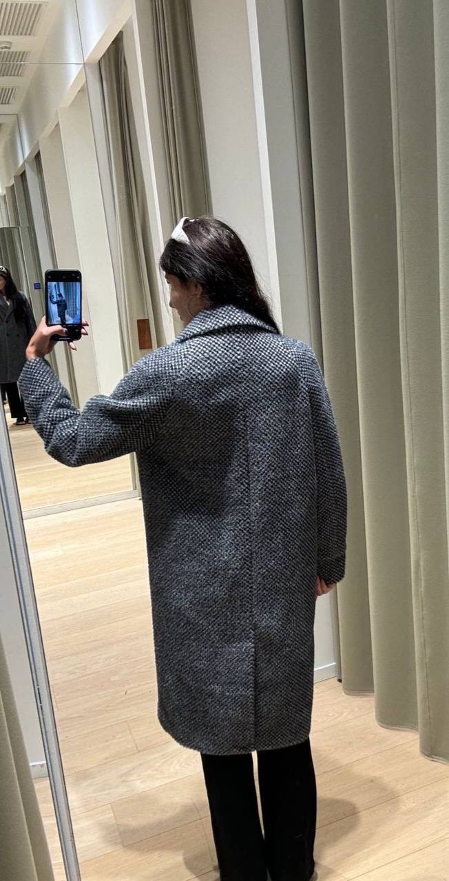 MAJE Coats side view - Women's luxury Clothes