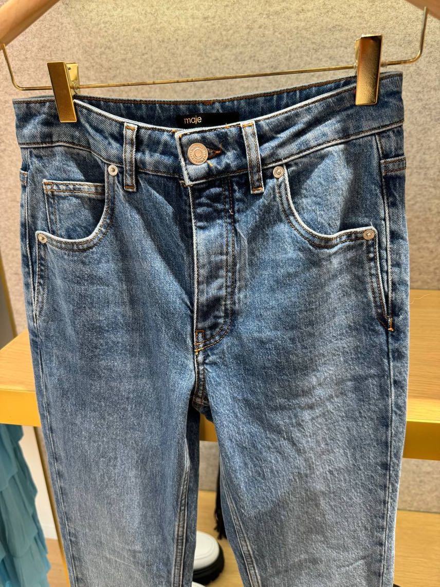 MAJE Denim side view - Women's luxury Clothes