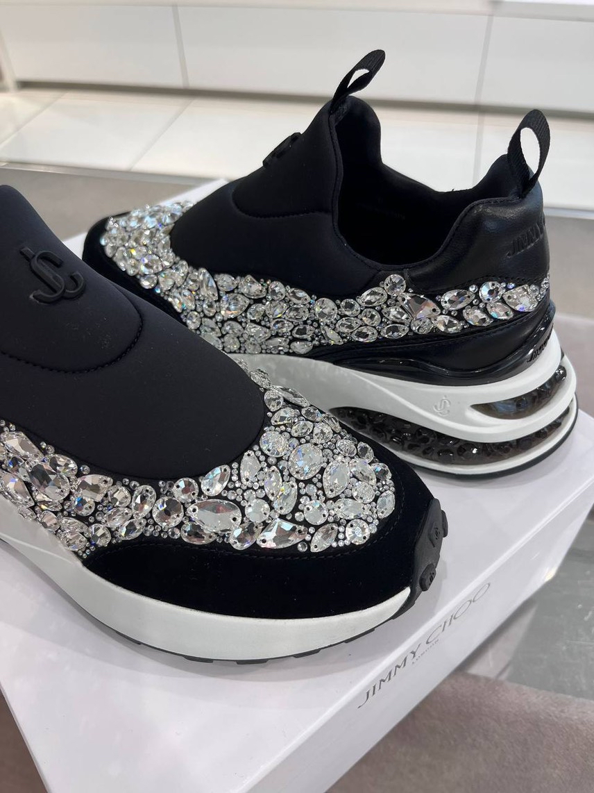 JIMMY CHOO Sneakers side view - Women's luxury Shoes