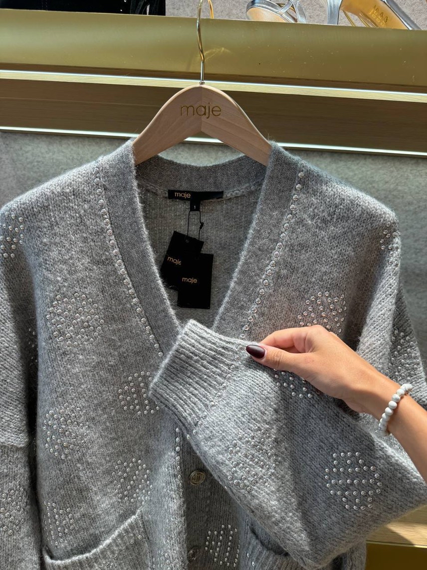 MAJE Cardigans side view - Women's luxury Clothes
