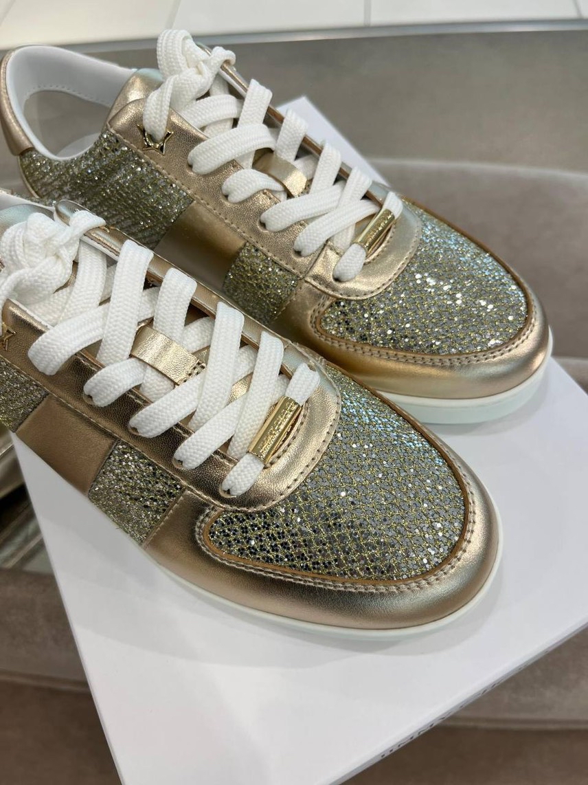 JIMMY CHOO Sneakers side view - Women's luxury Shoes