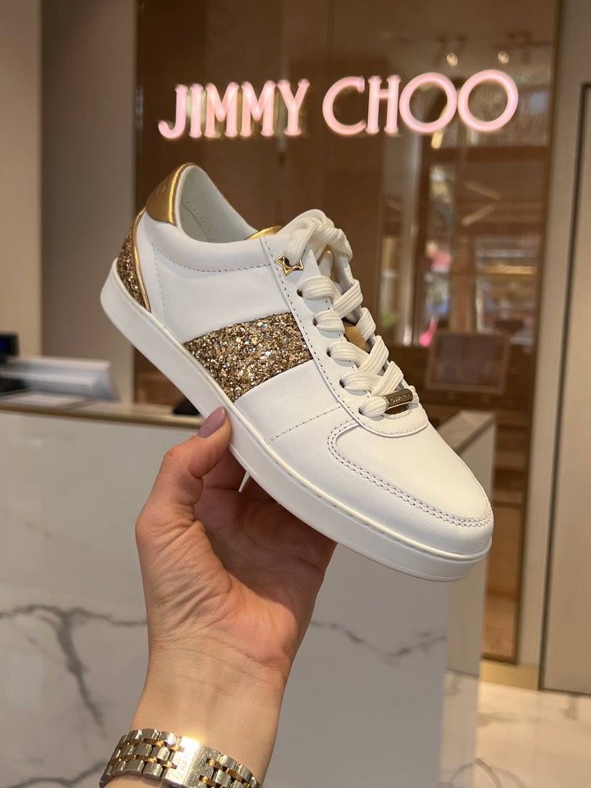 JIMMY CHOO Sneakers front view - Women's luxury Shoes
