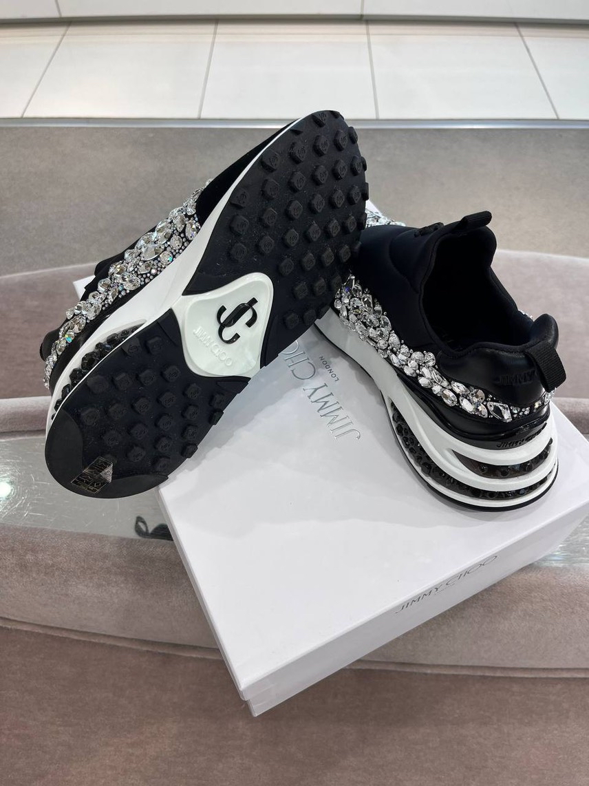 JIMMY CHOO Sneakers side view - Women's luxury Shoes