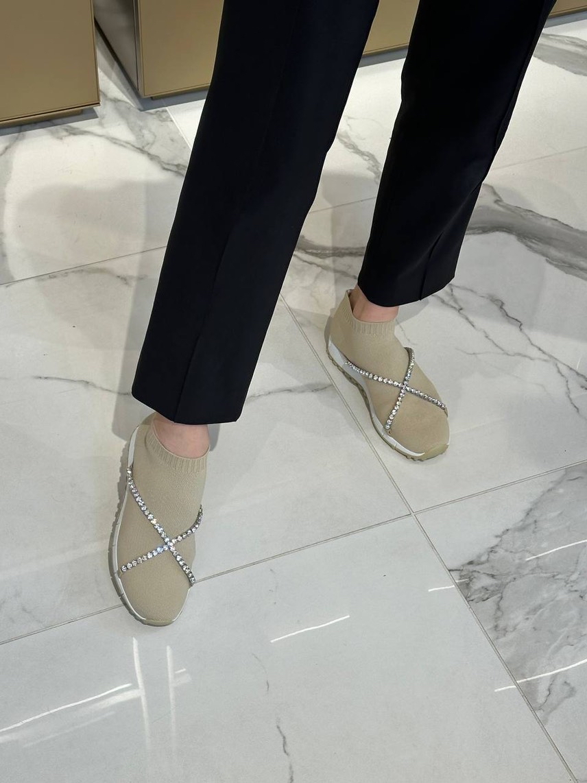 JIMMY CHOO Sneakers side view - Women's luxury Shoes