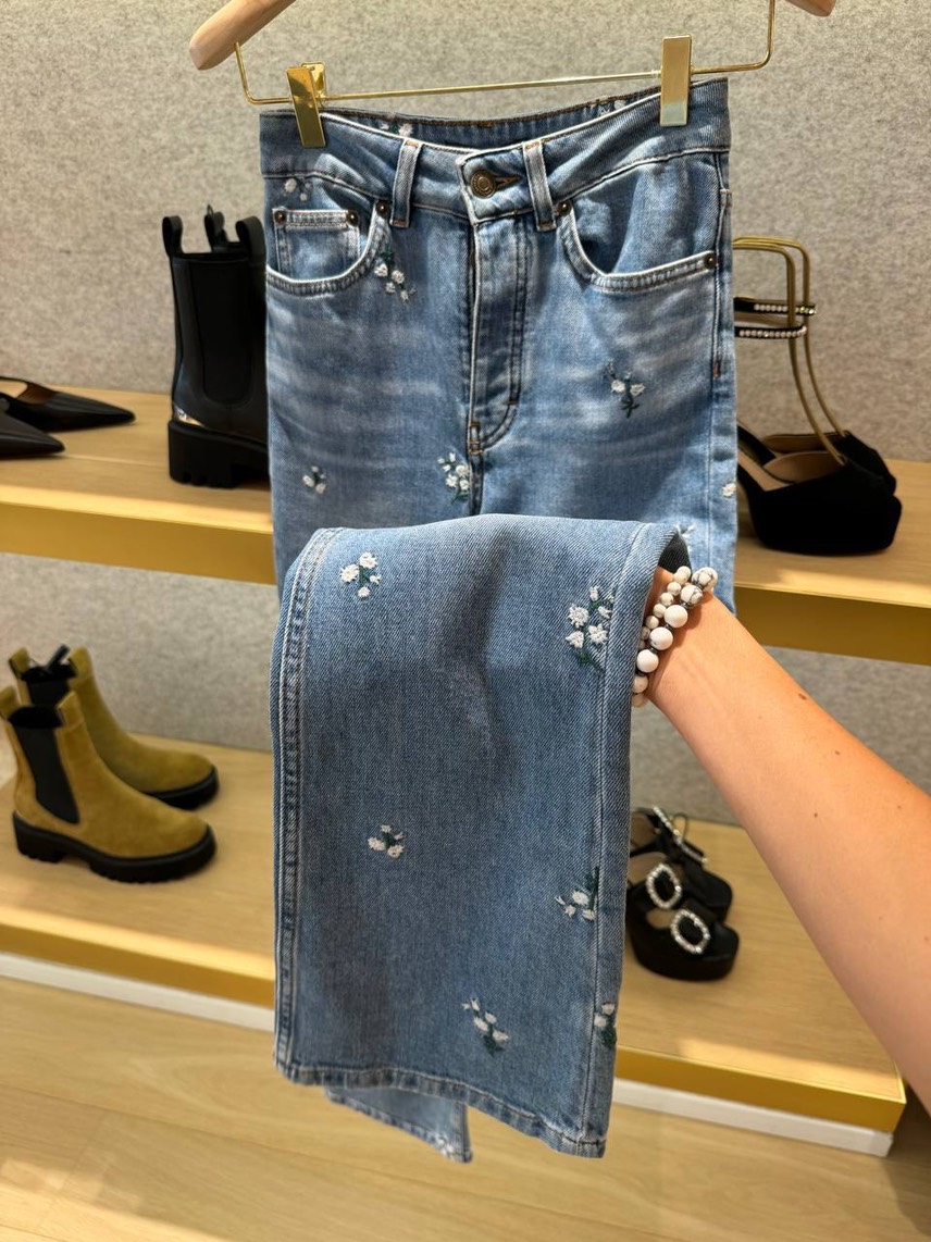 MAJE Denim side view - Women's luxury Clothes