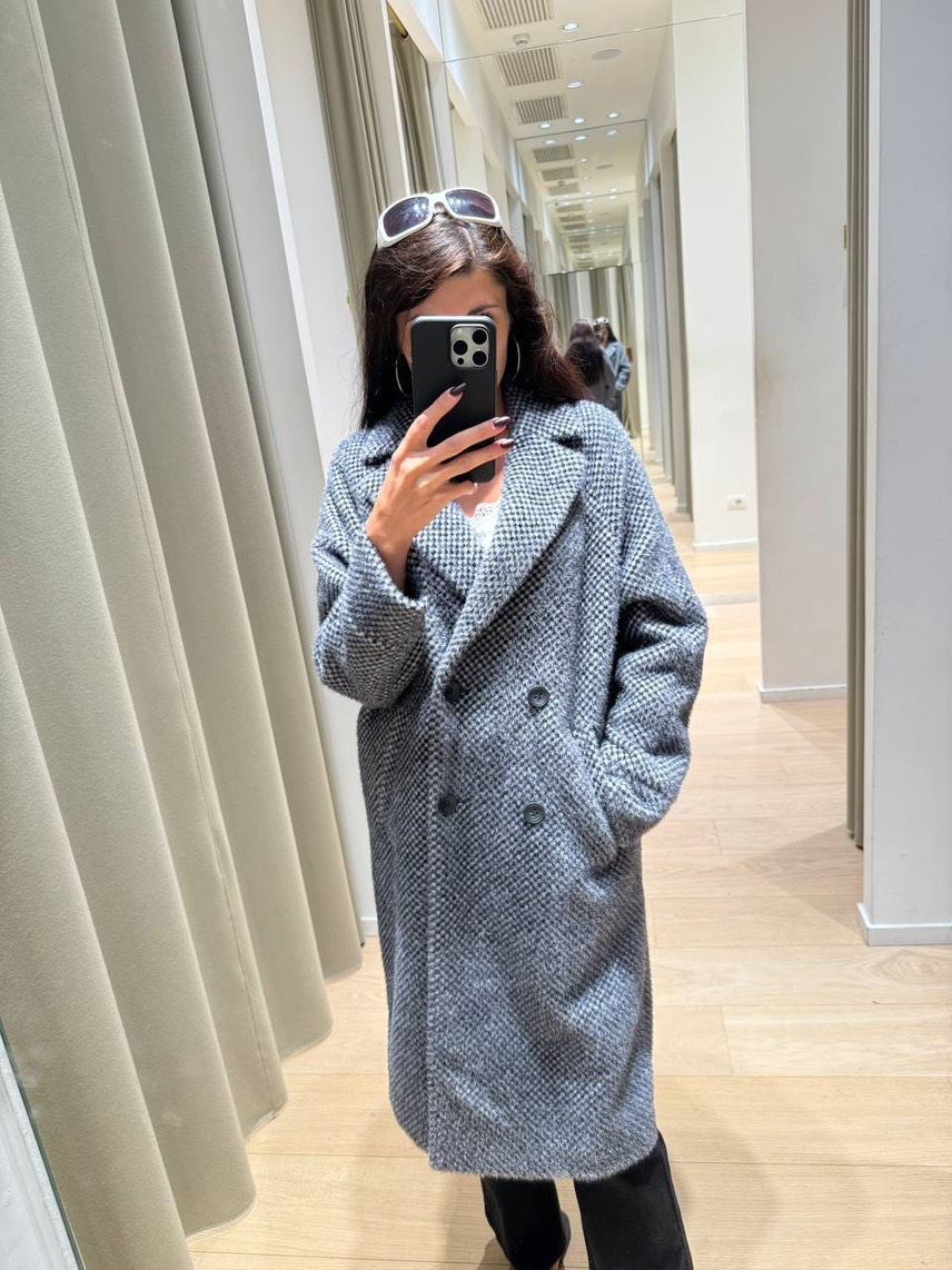 MAJE Coats side view - Women's luxury Clothes