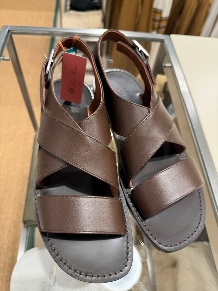 LORO PIANA Sandals side view - Men's luxury Shoes