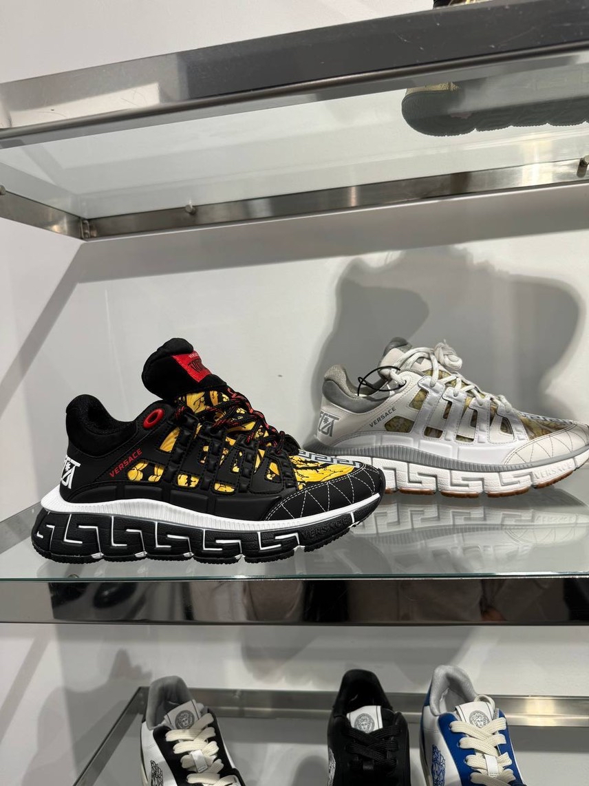 VERSACE Sneakers front view - Men's luxury Shoes