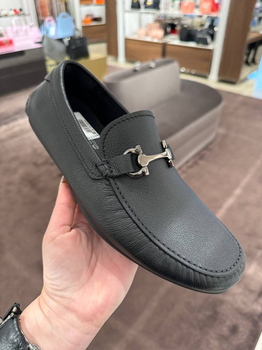 SALVATORE FERRAGAMO Moccasins front view - Men's luxury Shoes