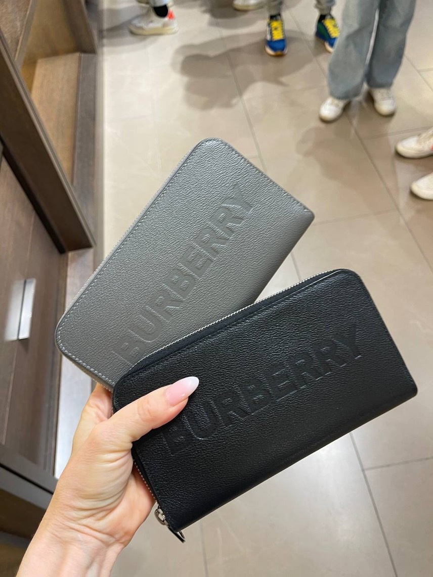 BURBERRY Wallets and small leather goods front view - Men's luxury Accessories