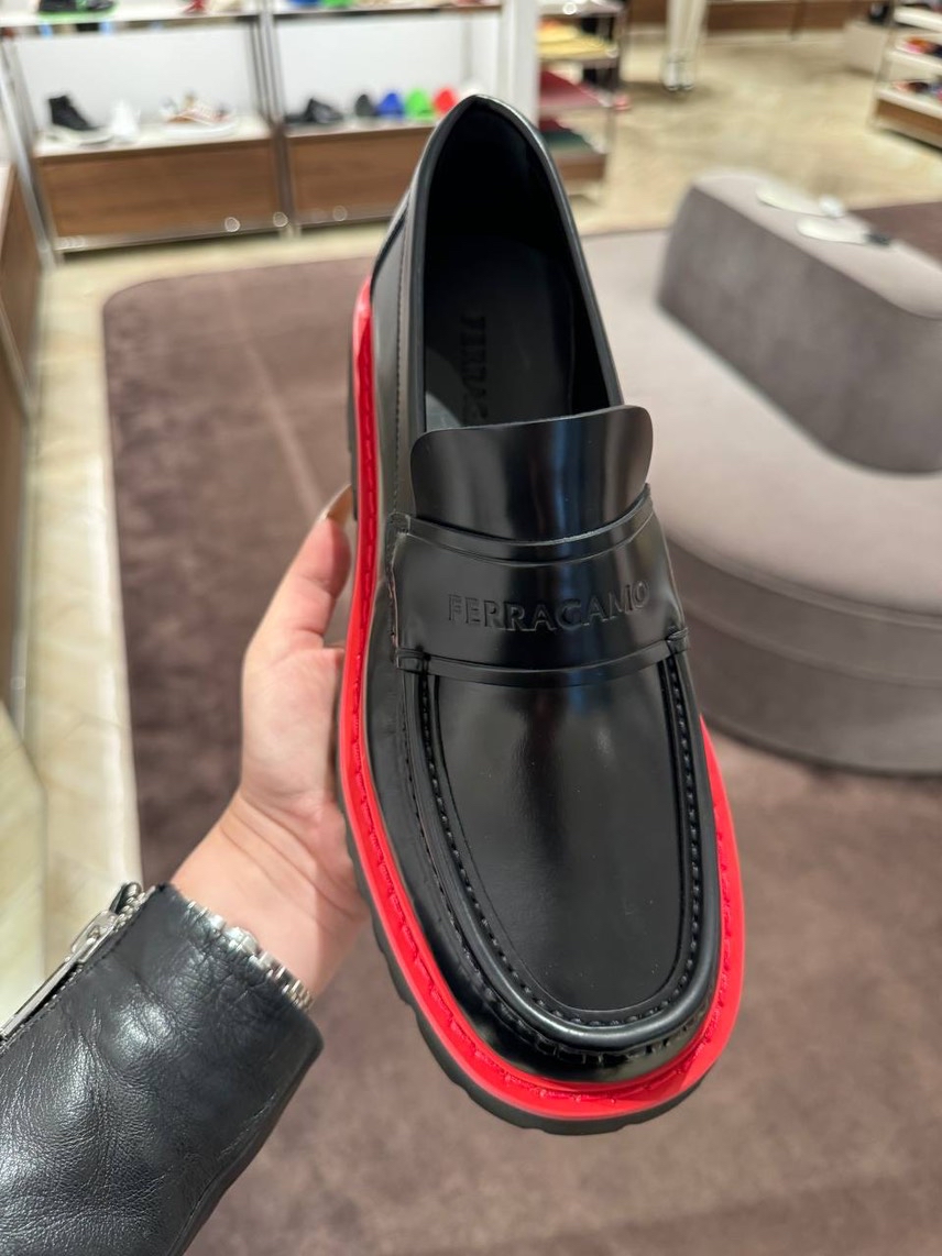 SALVATORE FERRAGAMO Loafers side view - Men's luxury Shoes
