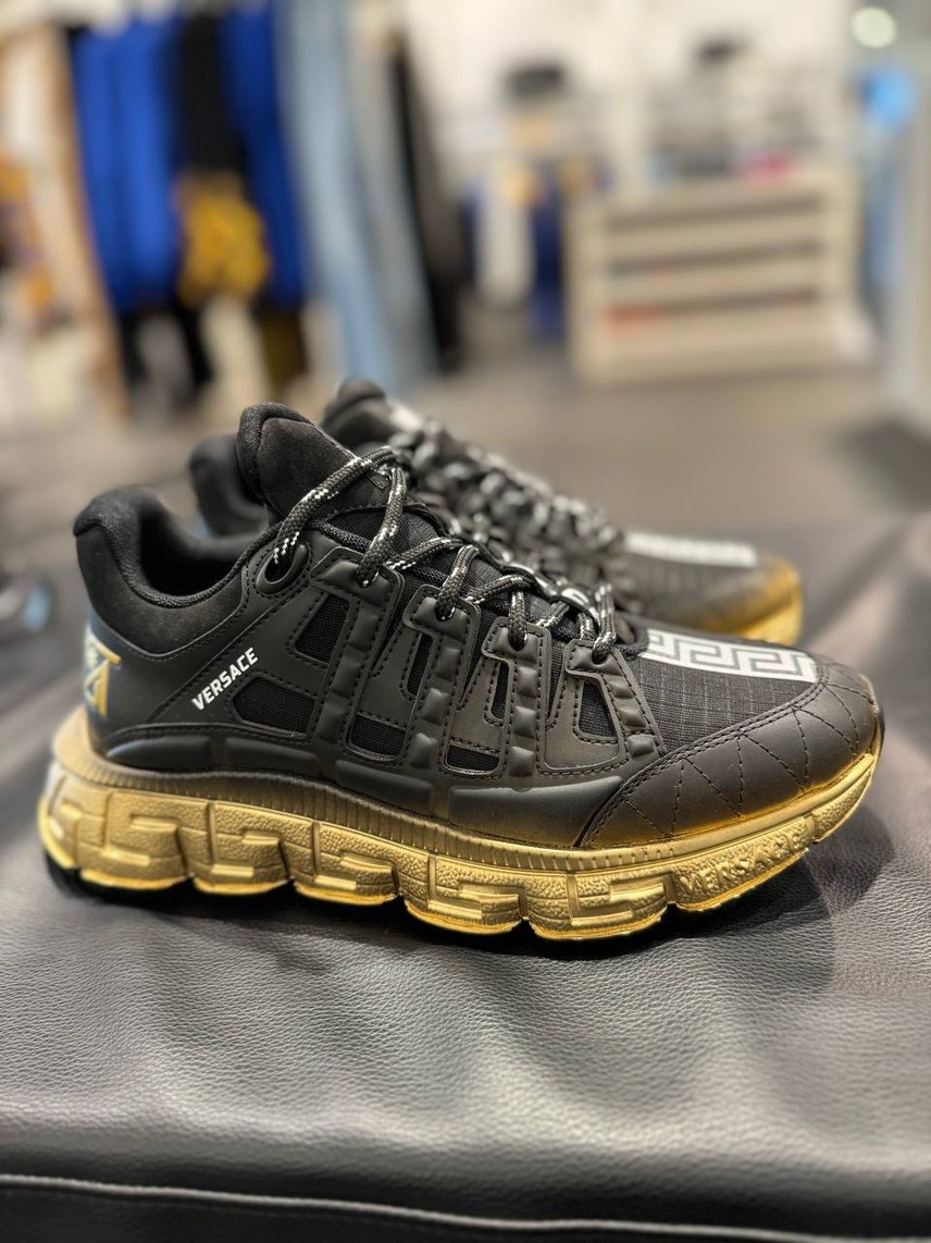 VERSACE Sneakers front view - Men's luxury Shoes