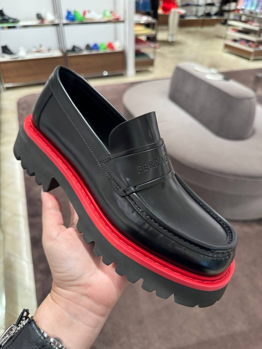 SALVATORE FERRAGAMO Loafers front view - Men's luxury Shoes