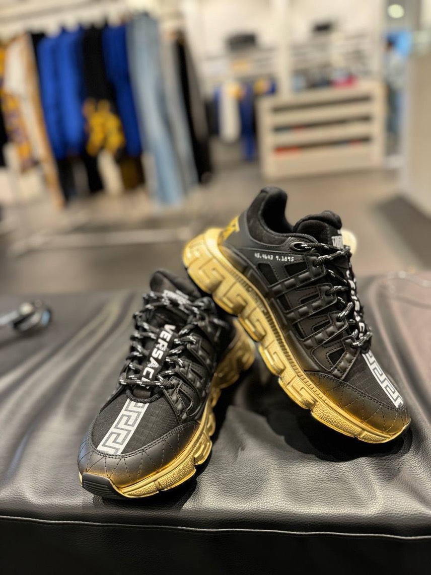 VERSACE Sneakers side view - Men's luxury Shoes