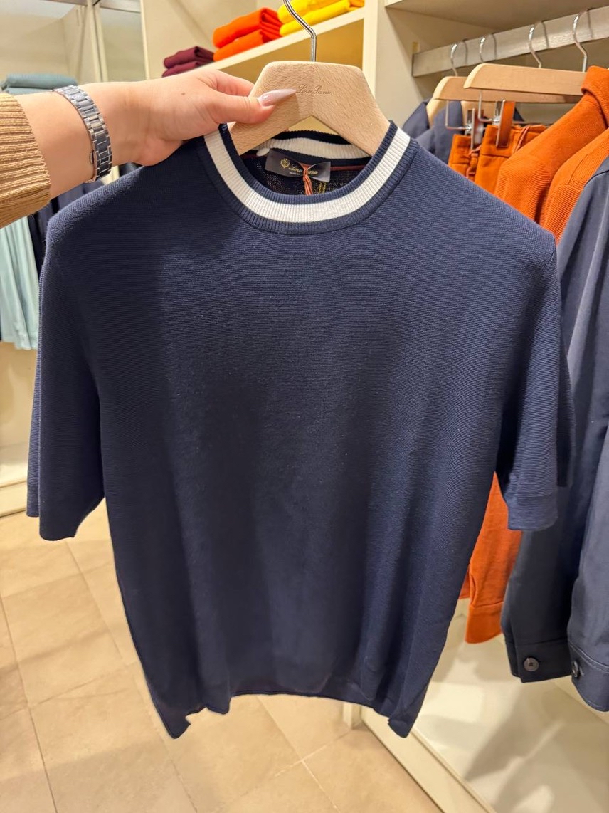 LORO PIANA T-shirt and Polo front view - Men's luxury Clothes