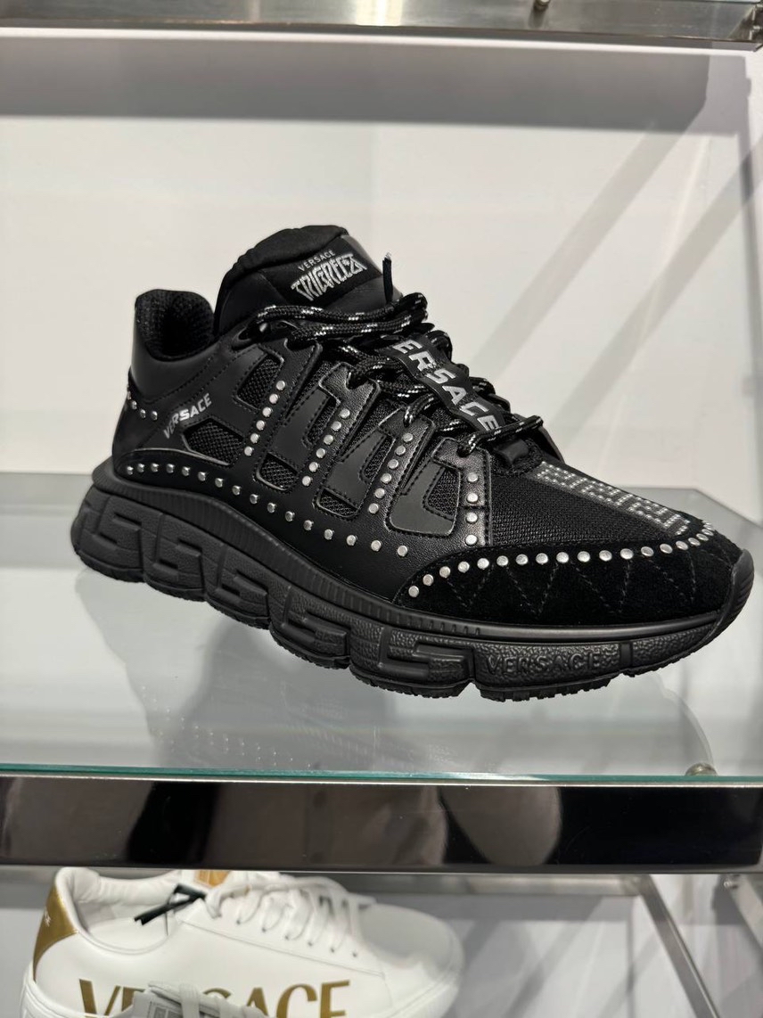 VERSACE Sneakers front view - Men's luxury Shoes