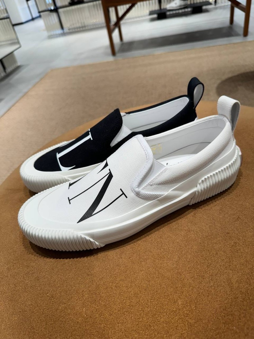 VALENTINO GARAVANI Moccasins front view - Men's luxury Shoes