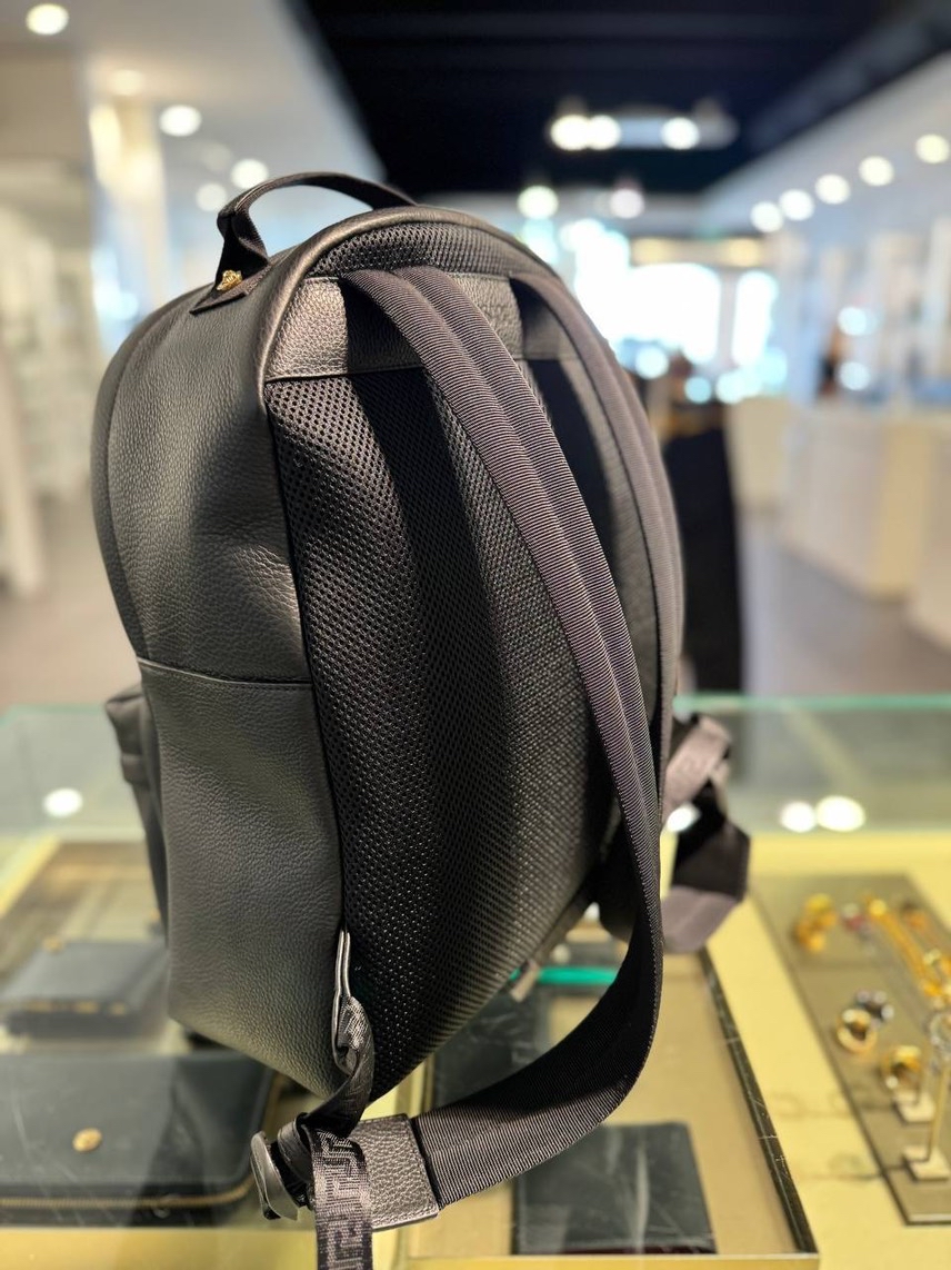 VERSACE Backpack side view - Men's luxury Bags