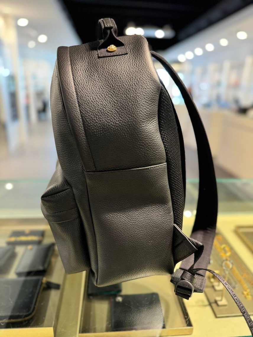 VERSACE Backpack side view - Men's luxury Bags