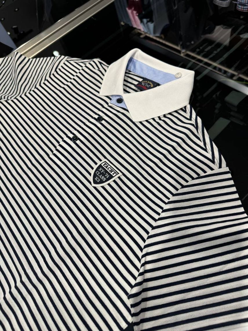 PAUL&SHARK T-shirt and Polo side view - Men's luxury Clothes