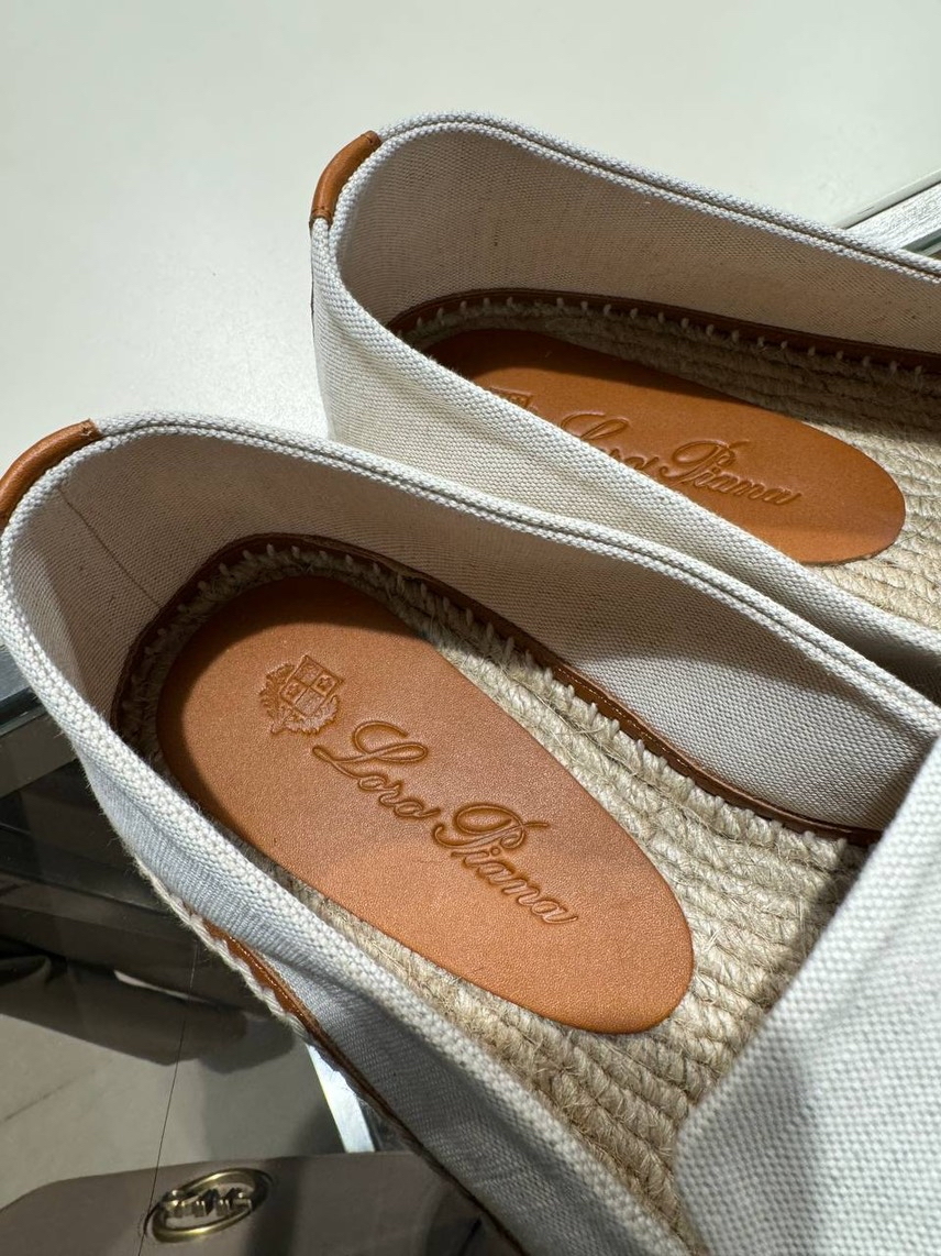 LORO PIANA Espadrilles side view - Men's luxury Shoes