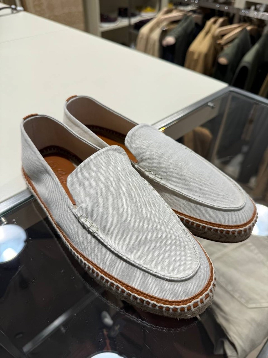 LORO PIANA Espadrilles front view - Men's luxury Shoes