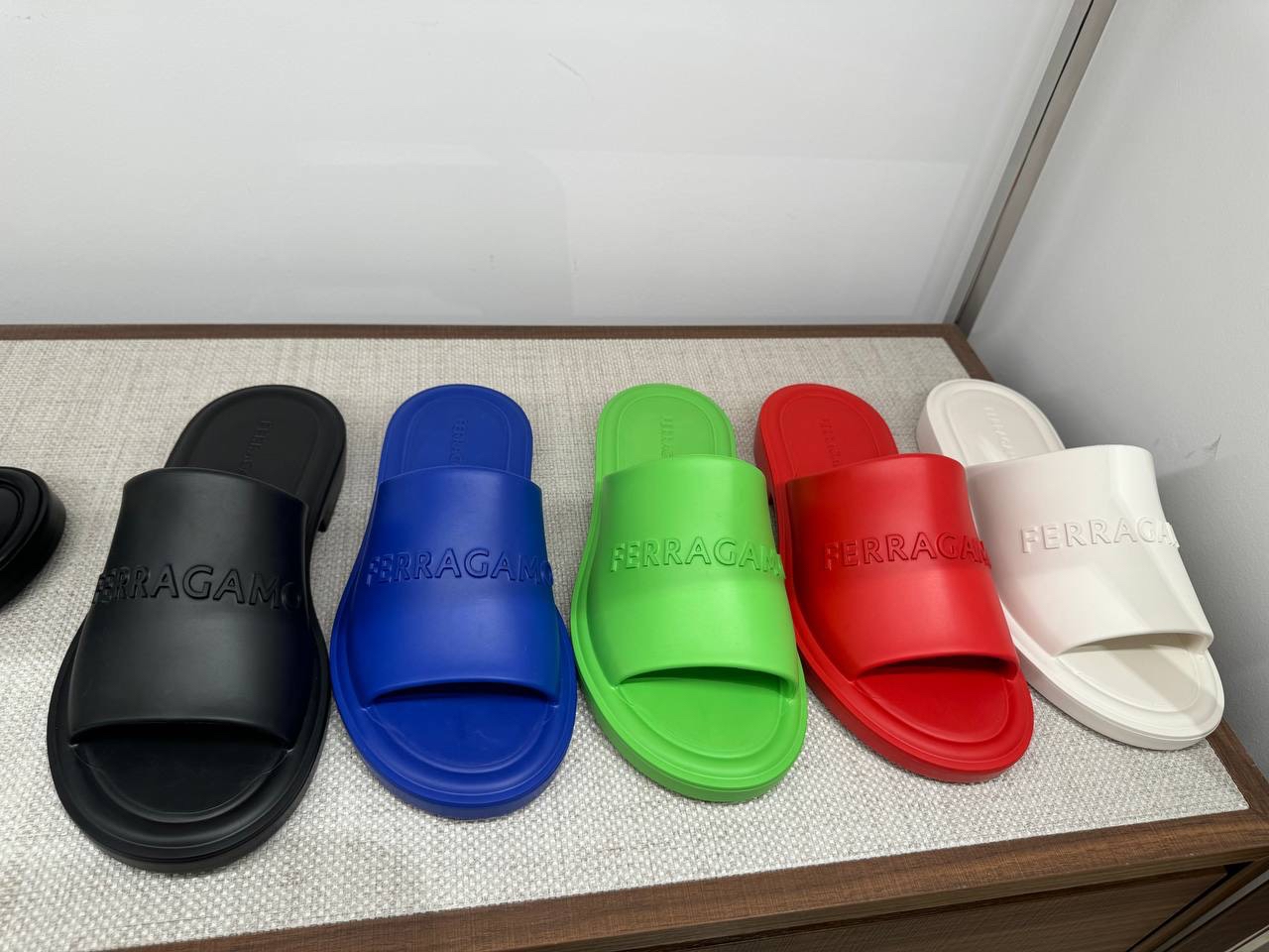SALVATORE FERRAGAMO Slides side view - Men's luxury Shoes