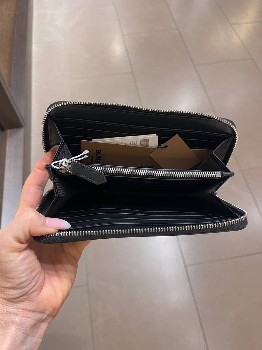 BURBERRY Wallets and small leather goods side view - Men's luxury Accessories