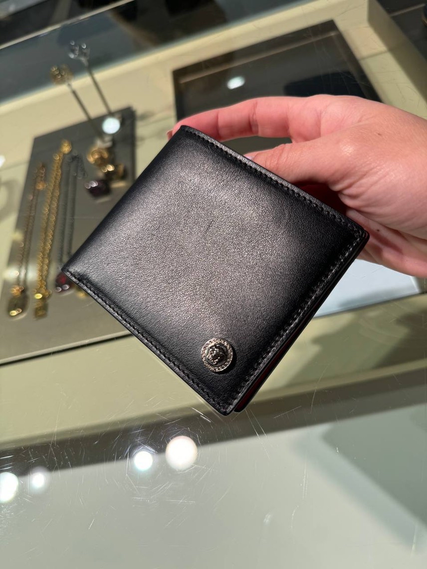 VERSACE Wallets and small leather goods front view - Men's luxury Accessories
