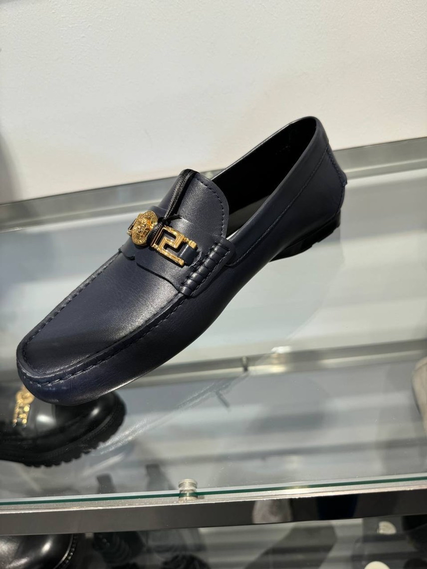 VERSACE Moccasins side view - Men's luxury Shoes