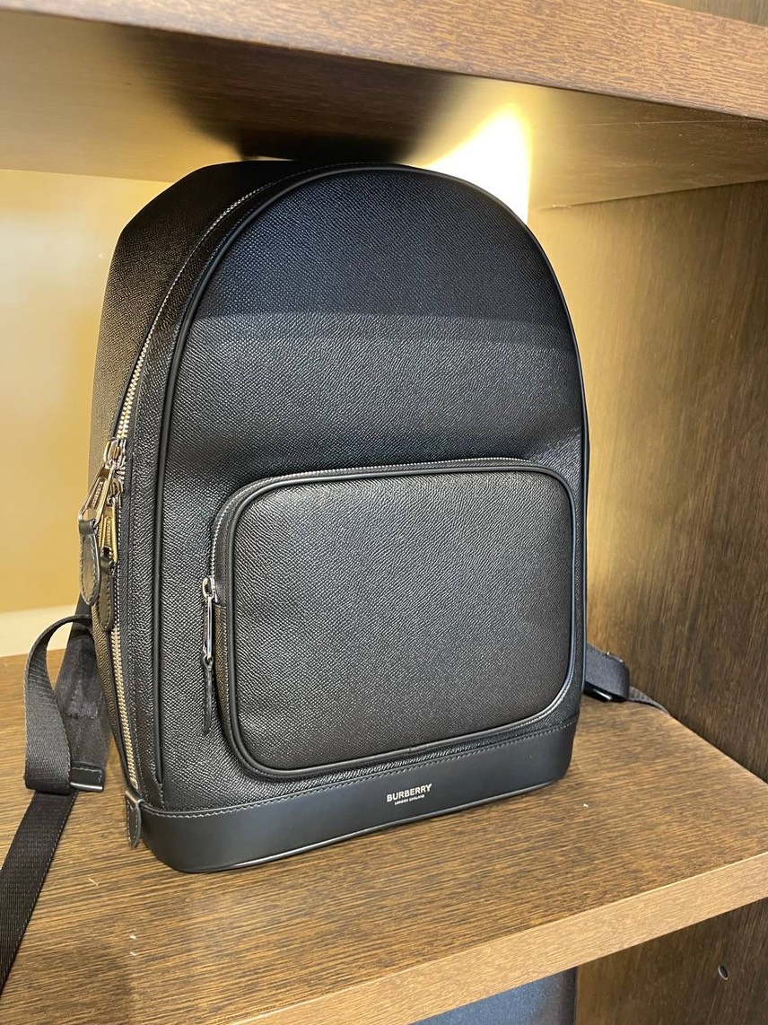 BURBERRY Backpack side view - Men's luxury Bags